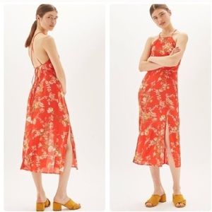 Topshop Ornate Floral Midi Slip Dress!!